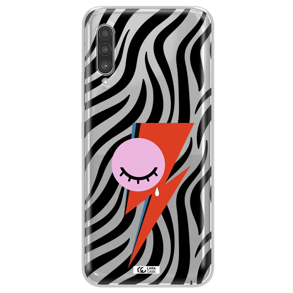 David Bowie Symbol Samsung A90 Clear TPU Case