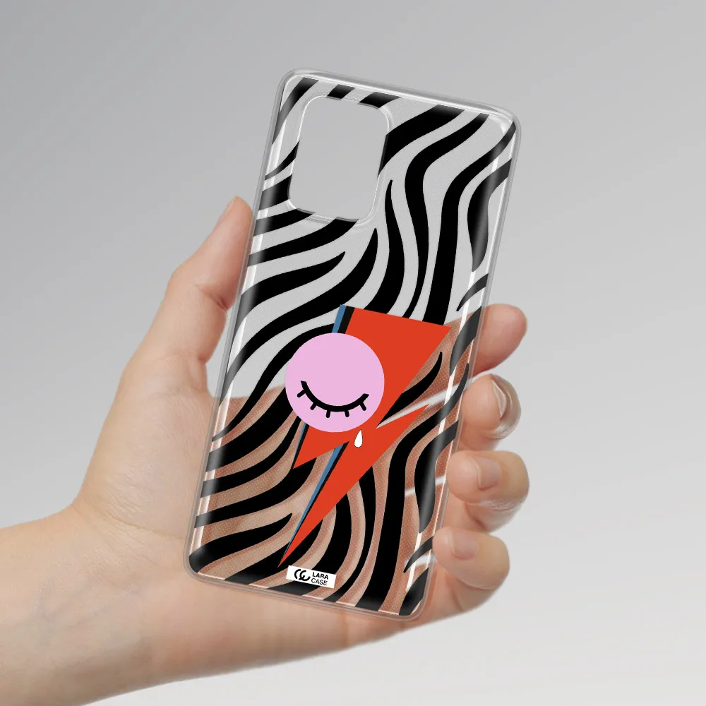 David Bowie Symbol Samsung A91 Clear TPU Case