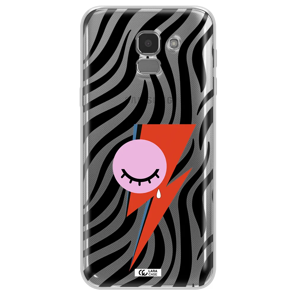 David Bowie Symbol Samsung J6 Clear TPU Case