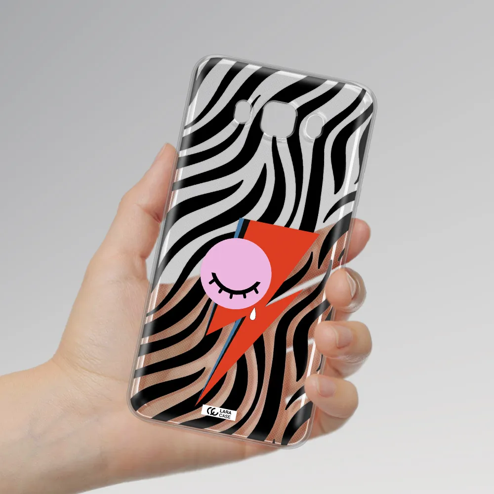 David Bowie Symbol Samsung J7 2016 Clear TPU Case