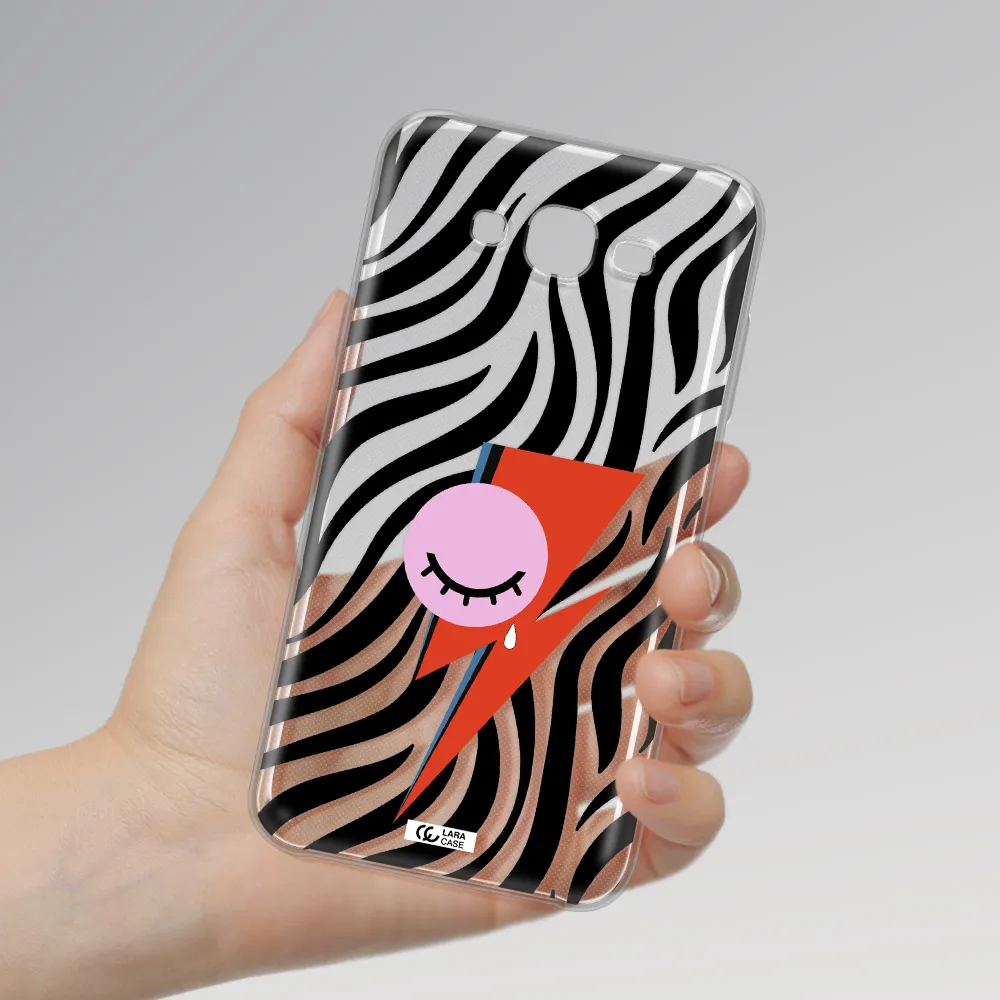 David Bowie Symbol Samsung J7 Clear TPU Case