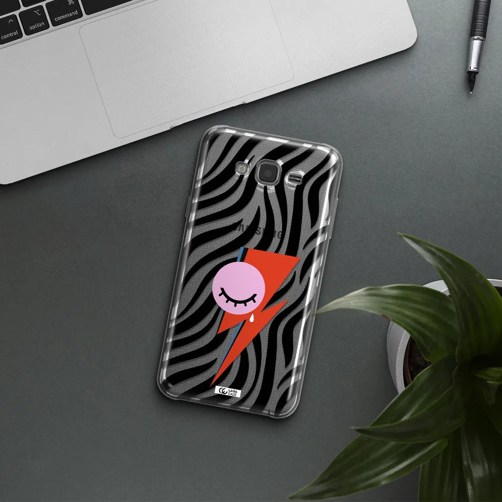 David Bowie Symbol Samsung J7 Clear TPU Case