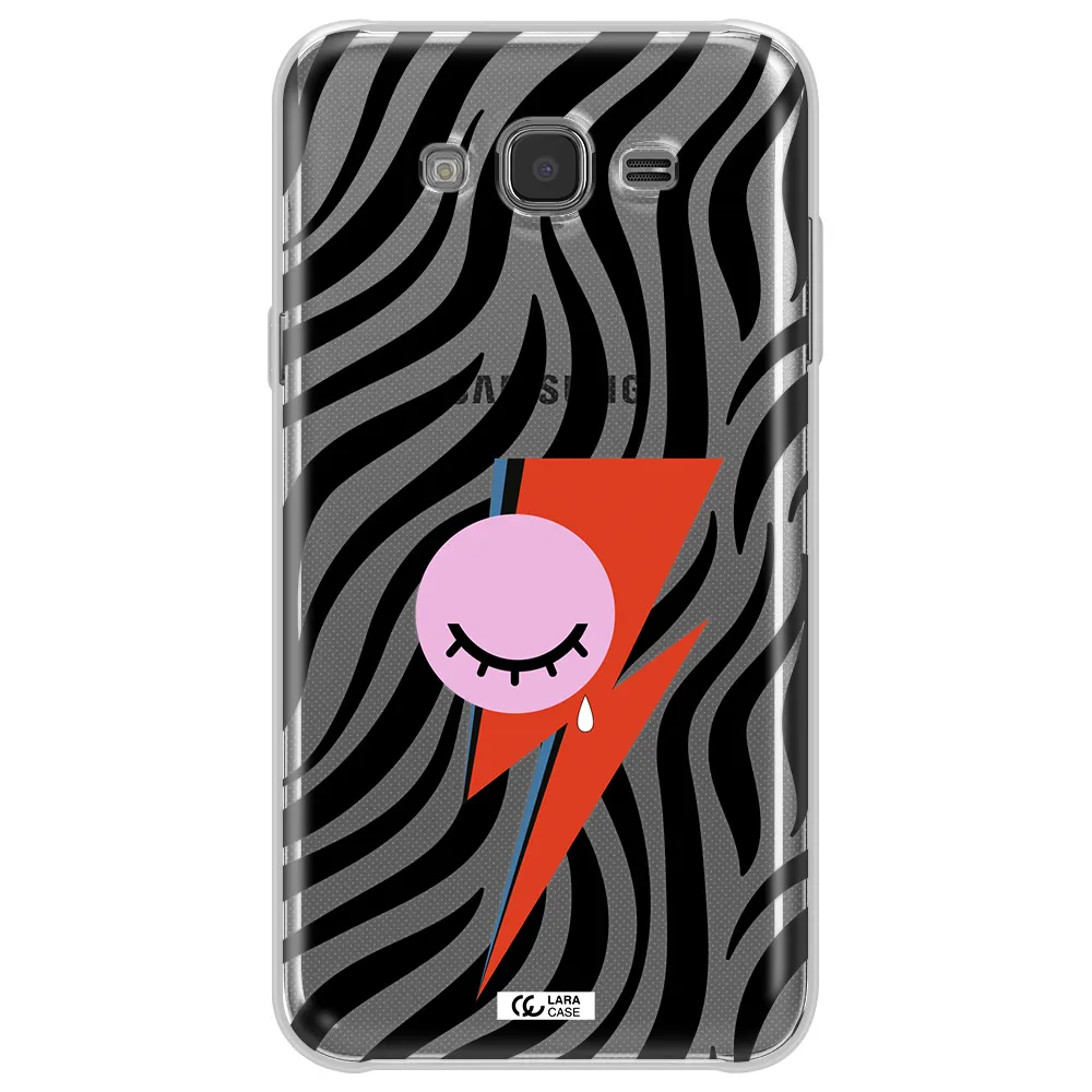 David Bowie Symbol Samsung J7 Core Clear TPU Case