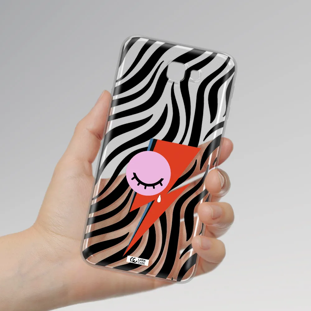 David Bowie Symbol Samsung J7 Prim Clear TPU Case