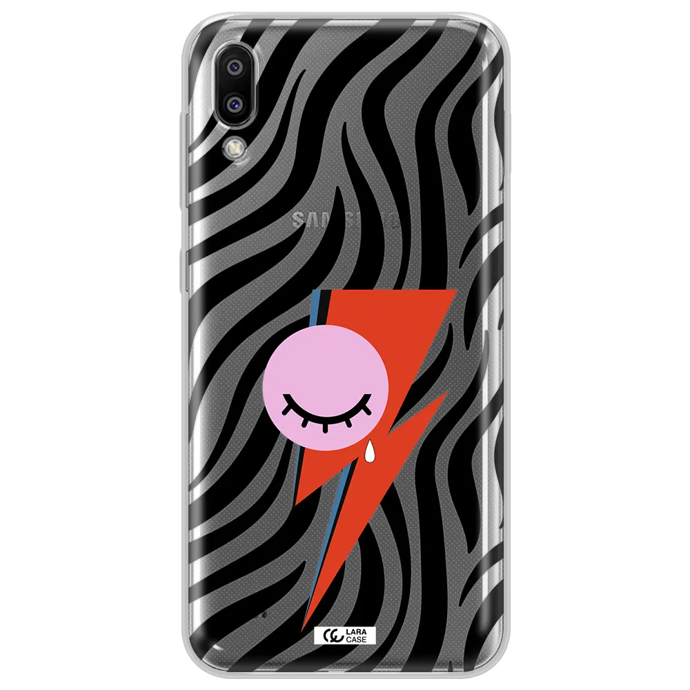 David Bowie Symbol Samsung M10 Clear TPU Case