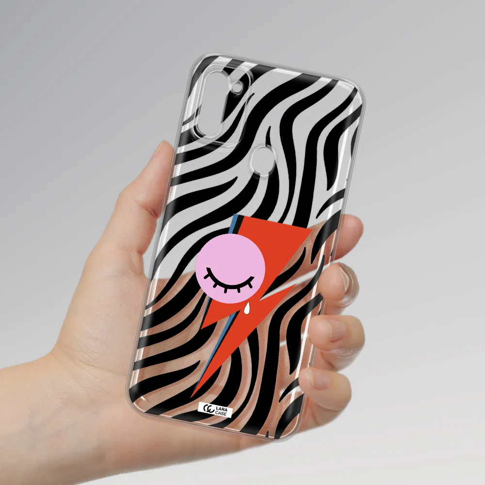 David Bowie Symbol Samsung M11 Clear TPU Case