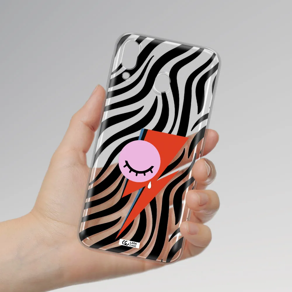 David Bowie Symbol Samsung M20 Clear TPU Case