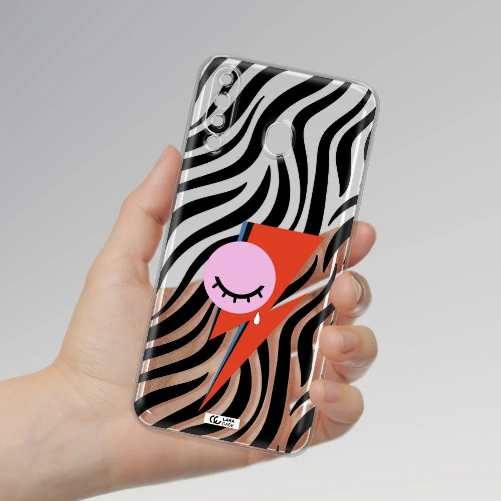 David Bowie Symbol Samsung M30 Clear TPU Case