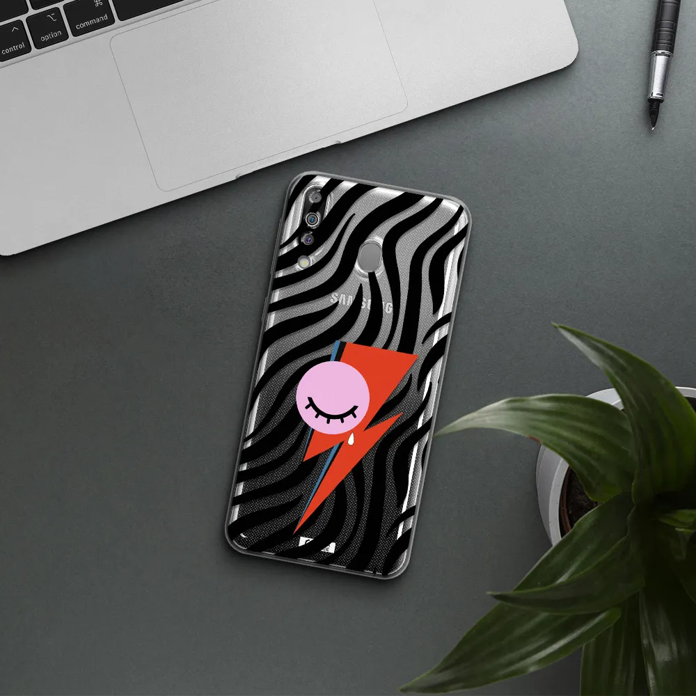 David Bowie Symbol Samsung M30 Clear TPU Case