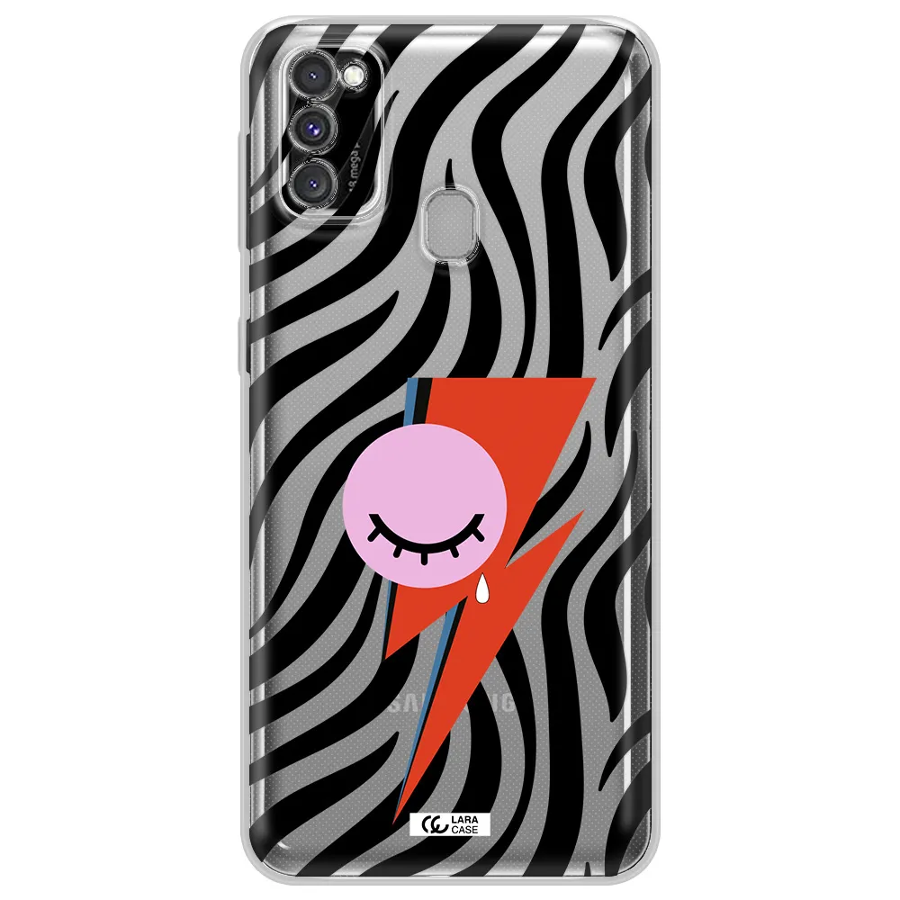 David Bowie Symbol Samsung M30S Clear TPU Case