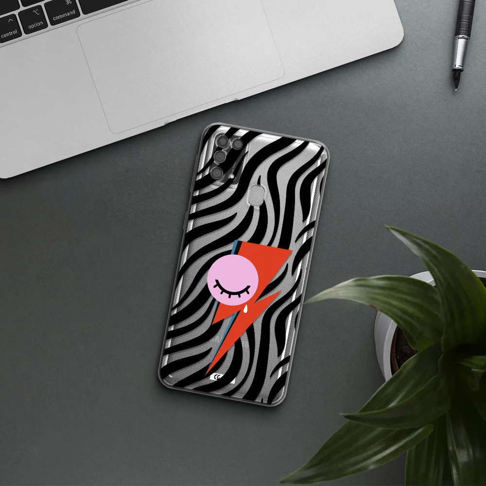 David Bowie Symbol Samsung M31 Clear TPU Case