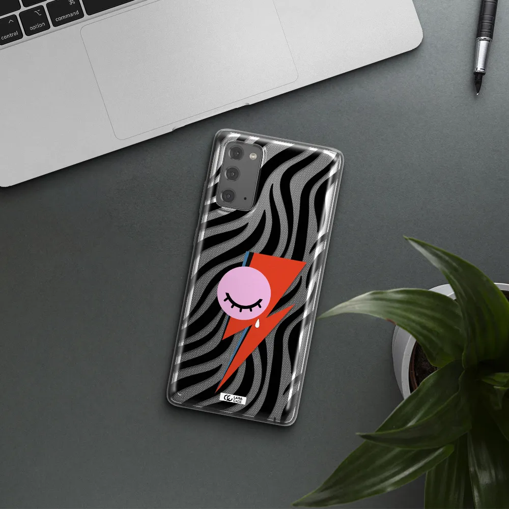 David Bowie Symbol Samsung Note 20 Clear TPU Case