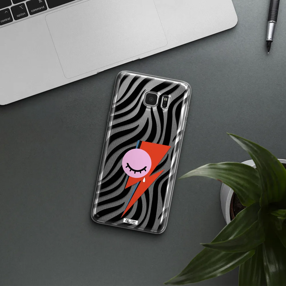 David Bowie Symbol Samsung Note 5 Clear TPU Case