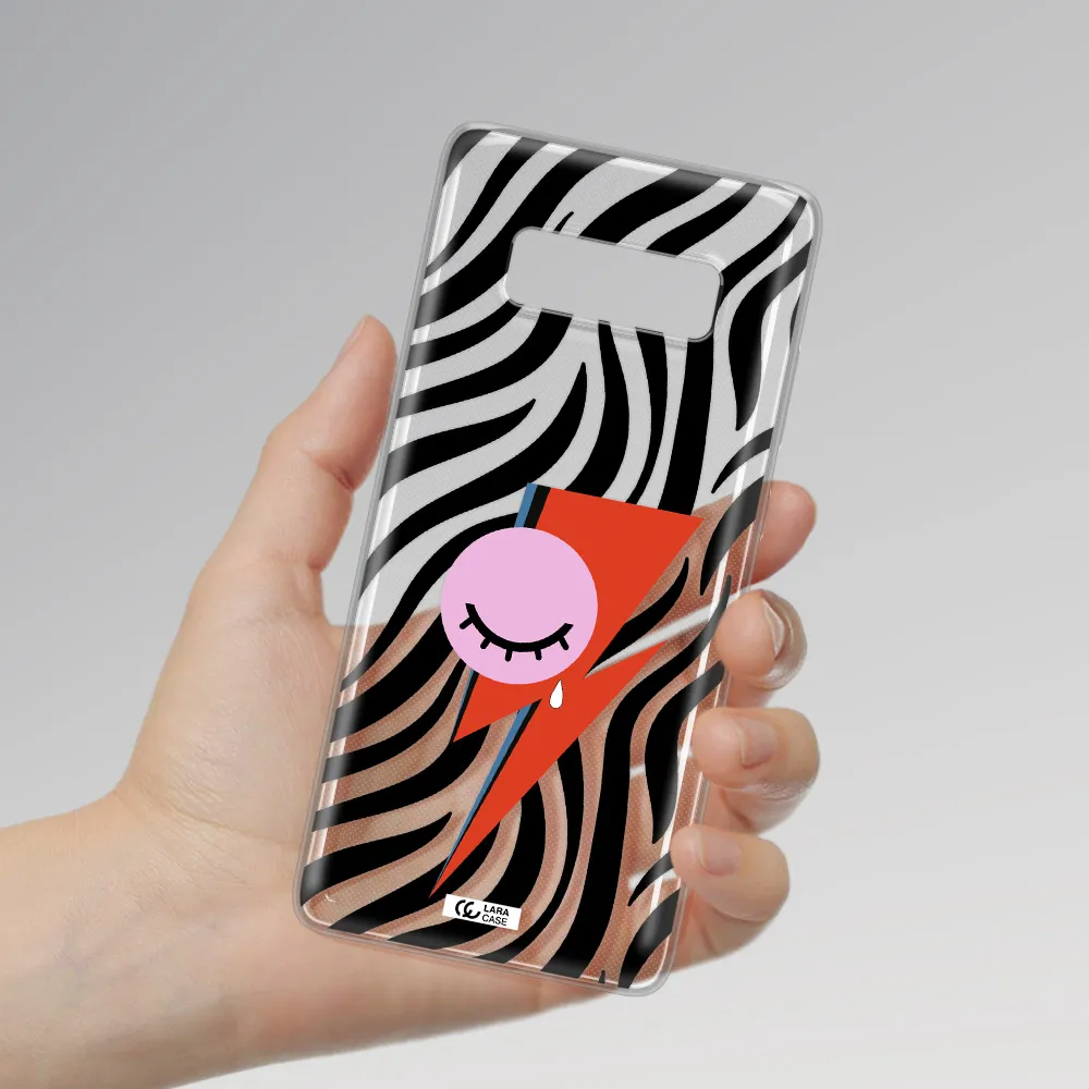 David Bowie Symbol Samsung Note 8 Clear TPU Case