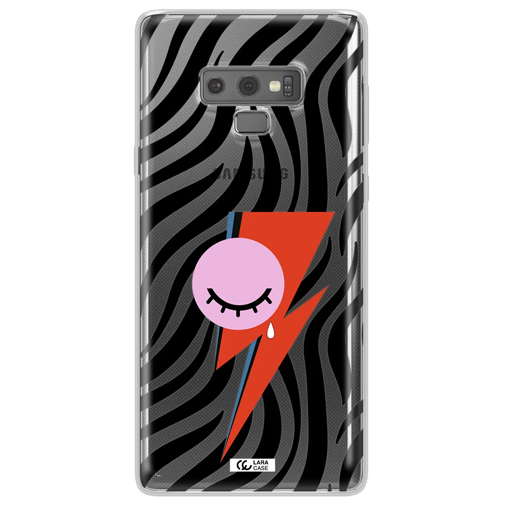 David Bowie Symbol Samsung Note 9 Clear TPU Case