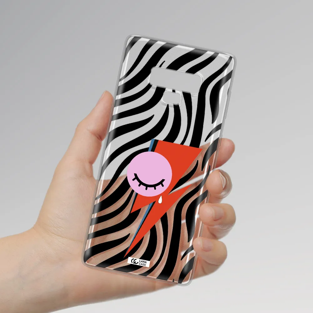 David Bowie Symbol Samsung Note 9 Clear TPU Case