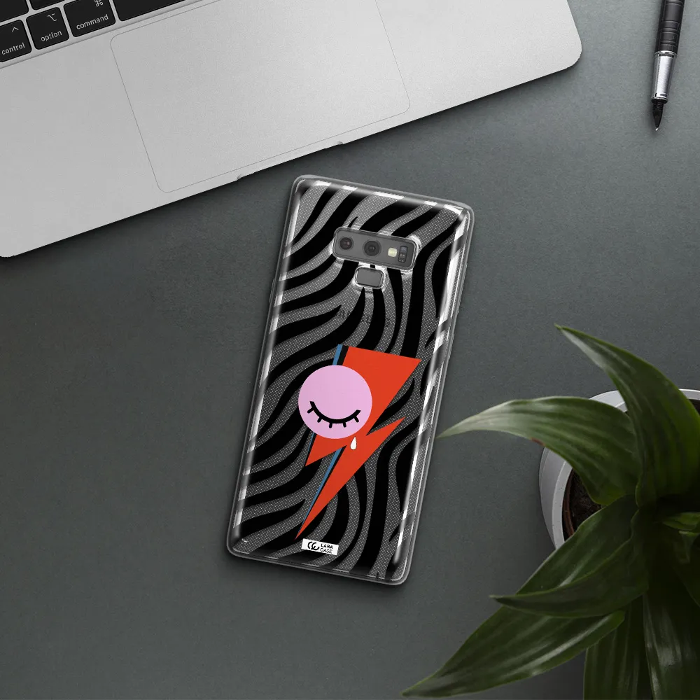 David Bowie Symbol Samsung Note 9 Clear TPU Case