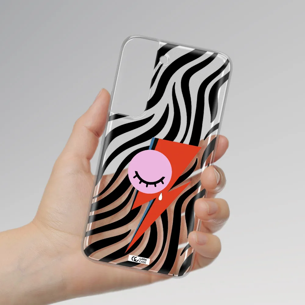 David Bowie Symbol Samsung S 22 Clear TPU Case