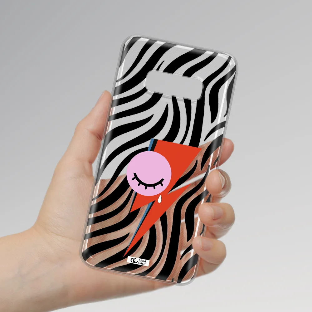 David Bowie Symbol Samsung S10e Clear TPU Case