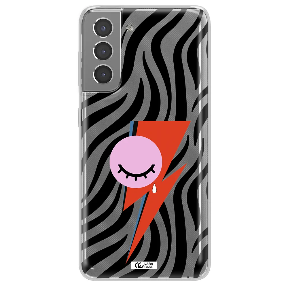 David Bowie Symbol Samsung S21 Clear TPU Case