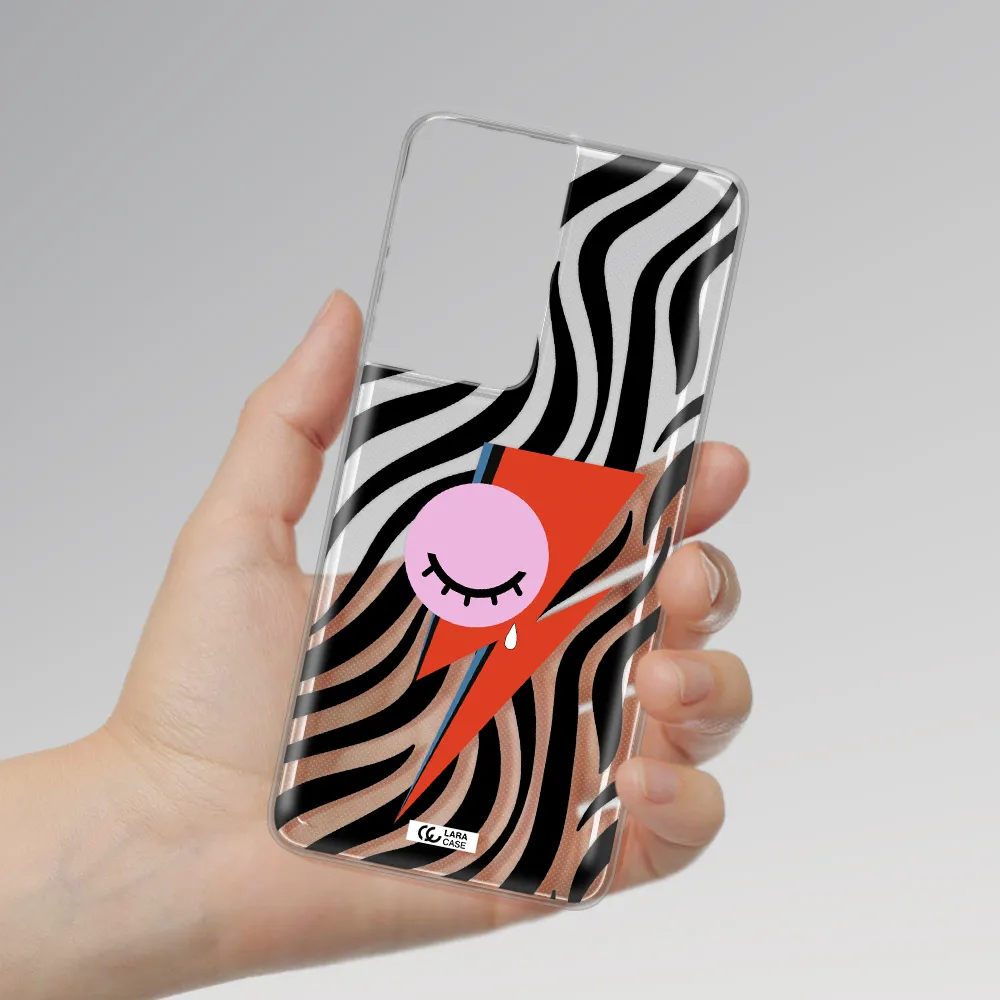 David Bowie Symbol Samsung S21 Ultra Clear TPU Case