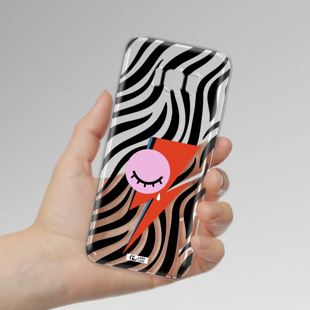 David Bowie Symbol Samsung S8 Clear TPU Case