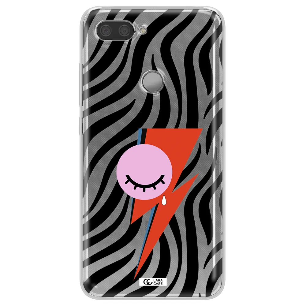 David Bowie Symbol Xiaomi Mi 8 Lite Clear TPU Case