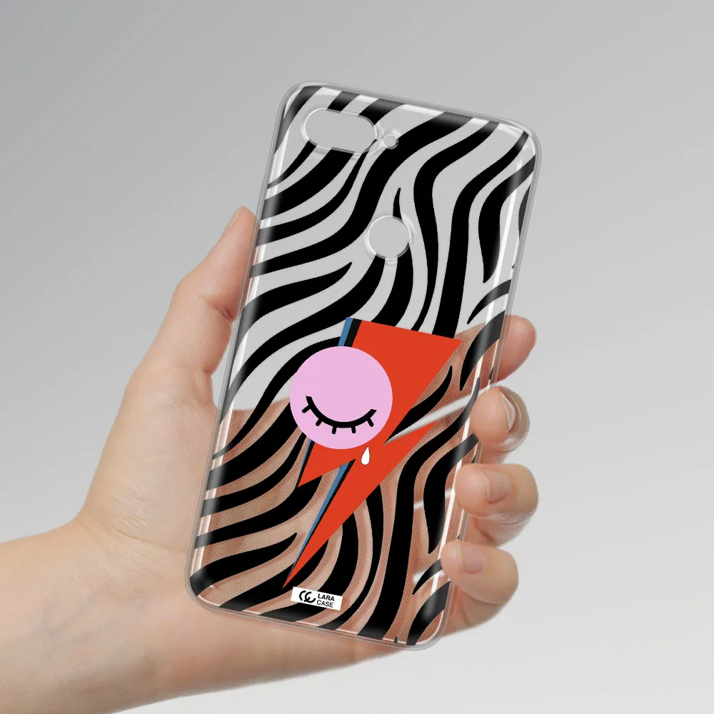 David Bowie Symbol Xiaomi Mi 8 Lite Clear TPU Case