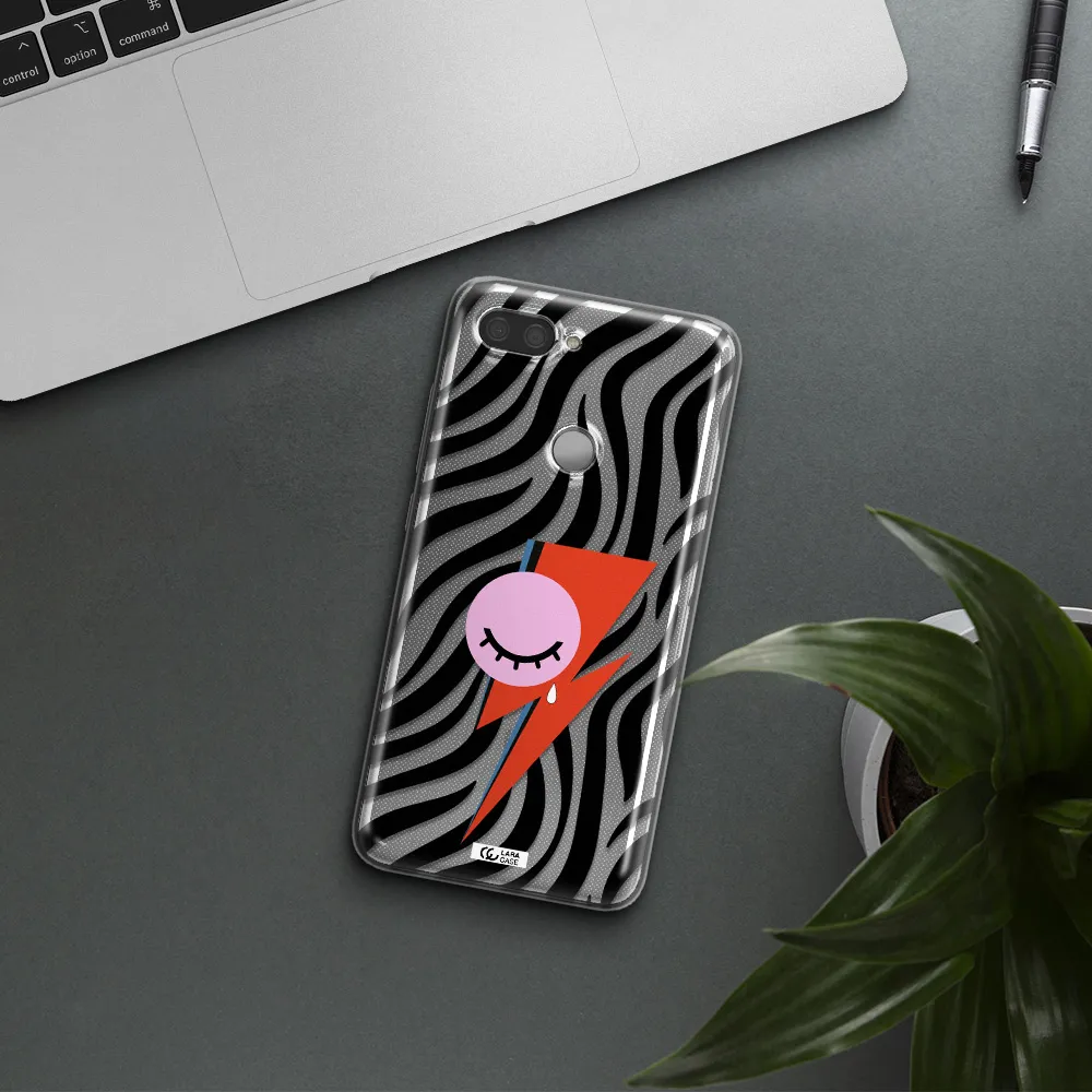 David Bowie Symbol Xiaomi Mi 8 Lite Clear TPU Case