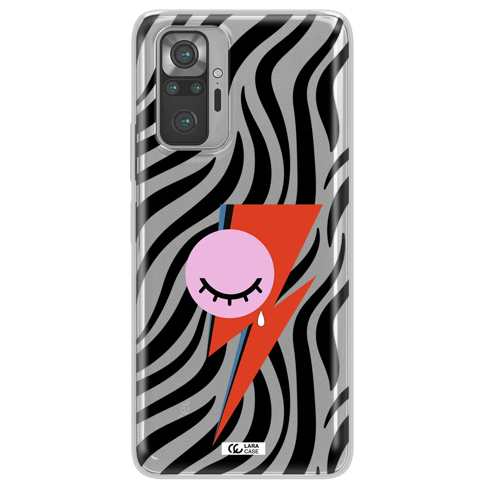 David Bowie Symbol Xiaomi Note 10 Pro Clear TPU Case