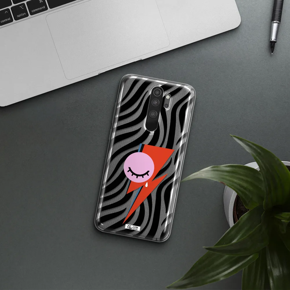 David Bowie Symbol Xiaomi Note 8 Pro Clear TPU Case