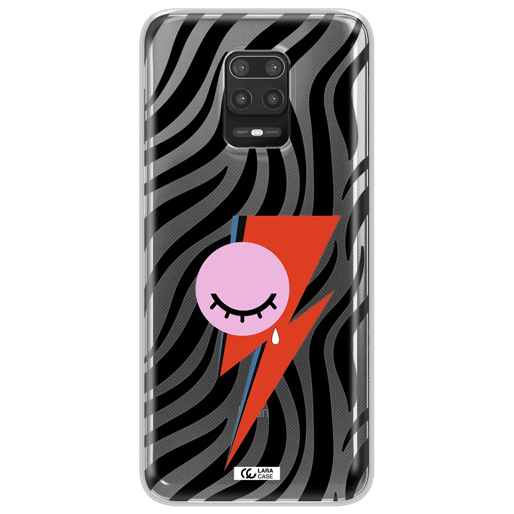 David Bowie Symbol Xiaomi Note 9S Clear TPU Case