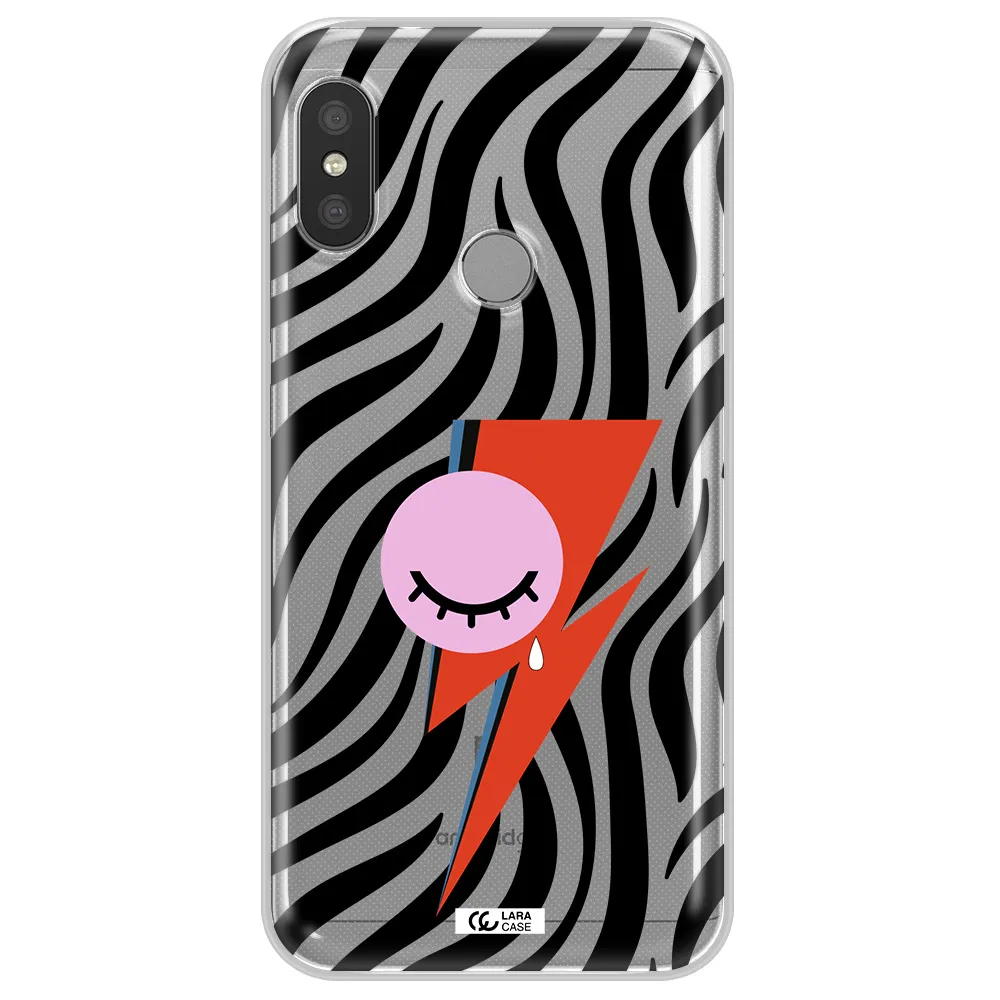 David Bowie Symbol Xiaomi Redmi 6 Pro Clear TPU Case