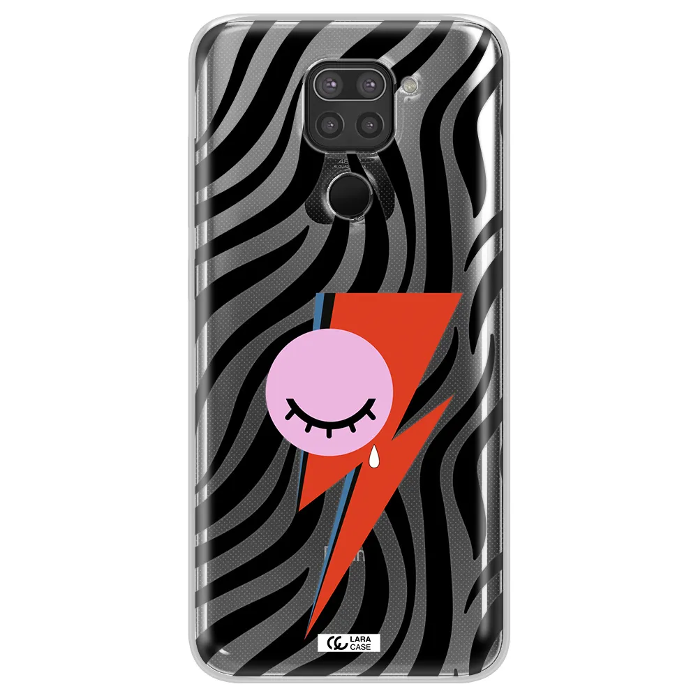 David Bowie Symbol Xiaomi Redmi Note 9 Clear TPU Case