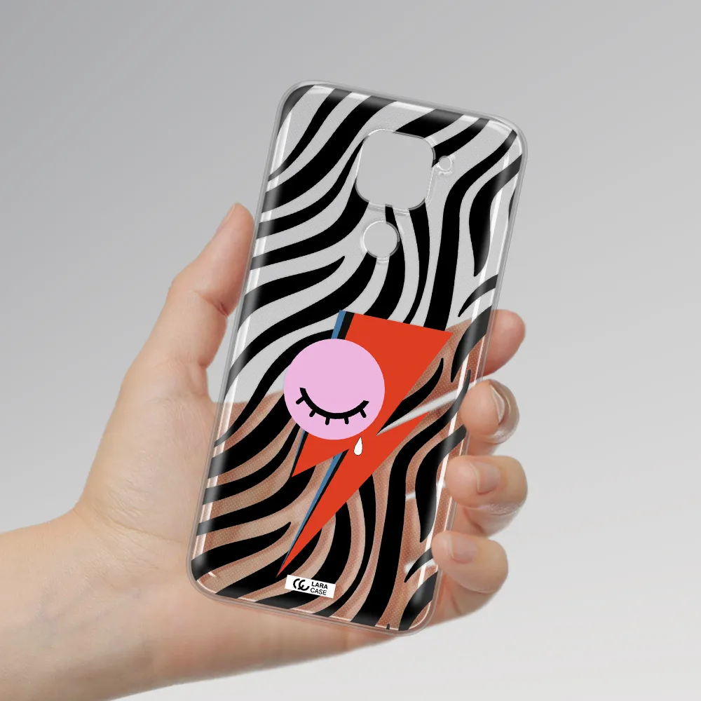 David Bowie Symbol Xiaomi Redmi Note 9 Clear TPU Case