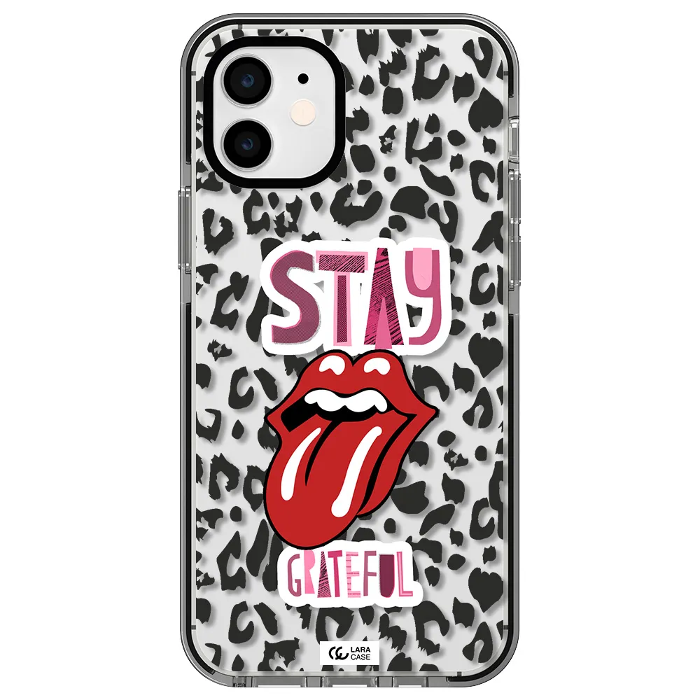 The Rolling Stones Apple iPhone 11 impact black border Case