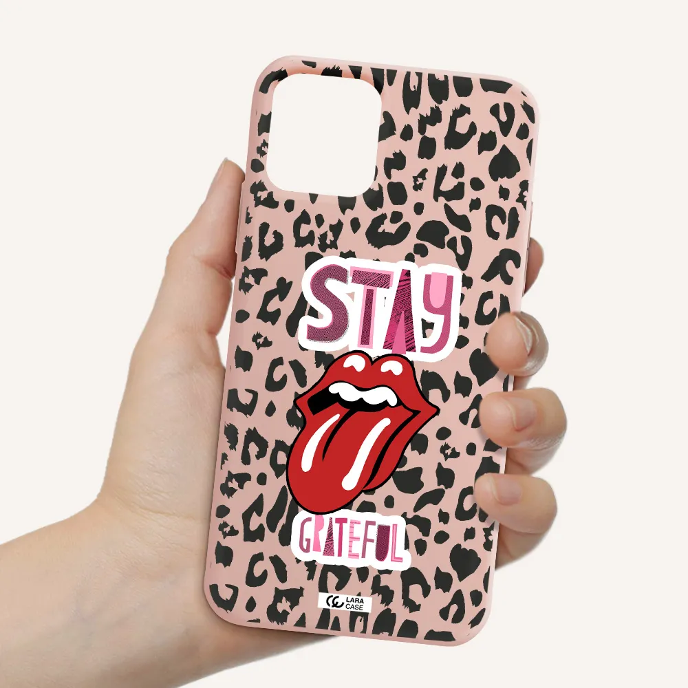 The Rolling Stones Apple iPhone 11 pro max Silicone pastel pink Case