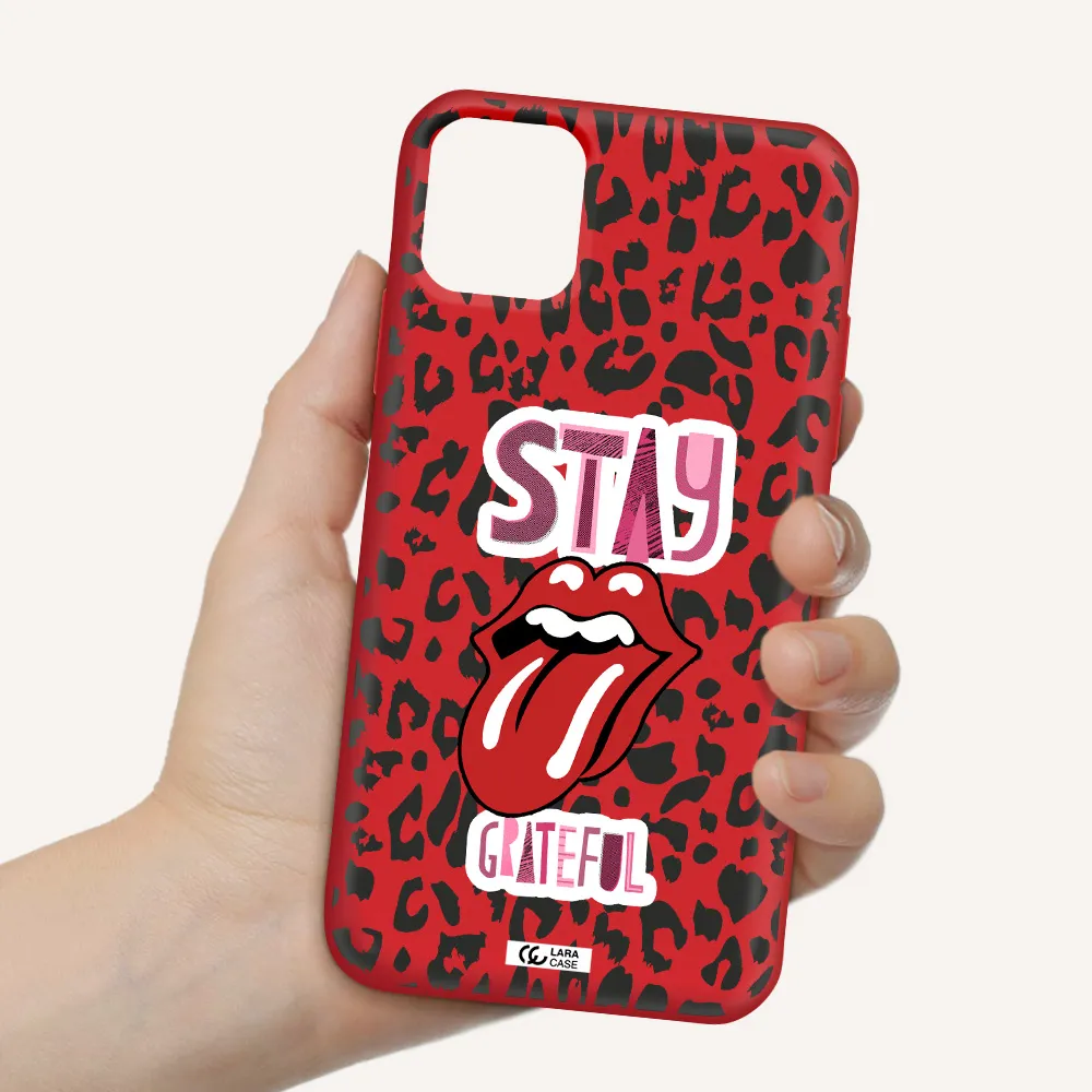 The Rolling Stones Apple iPhone 11 Silicone Imperial Red Case