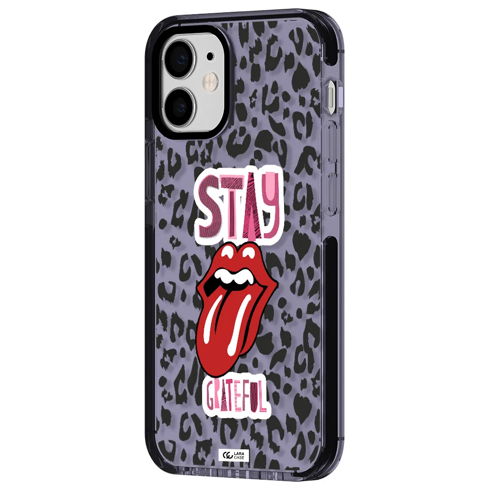 The Rolling Stones Apple iPhone 12 mini impact Lilac Case