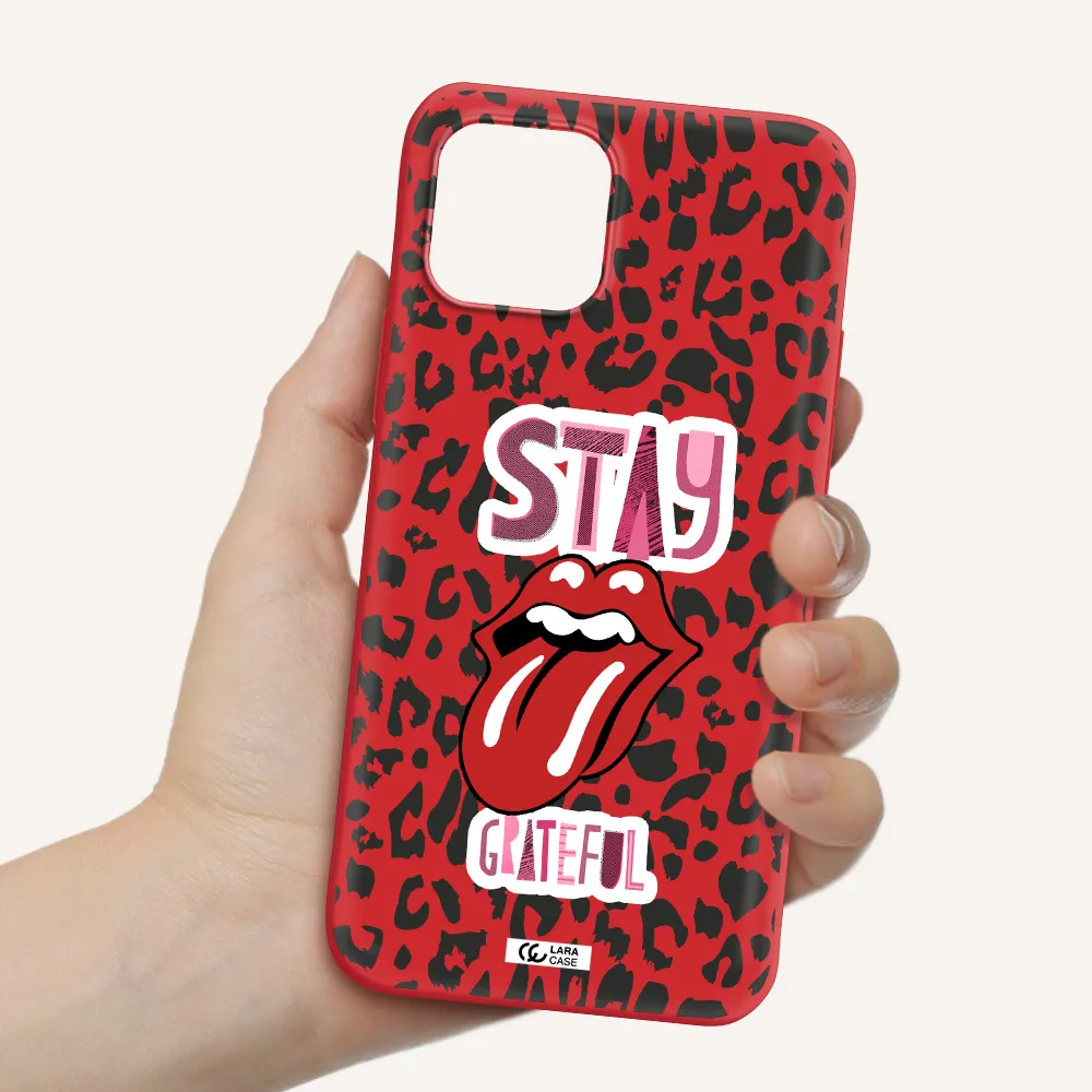 The Rolling Stones Apple iPhone 12 mini Silicone Imperial Red Case