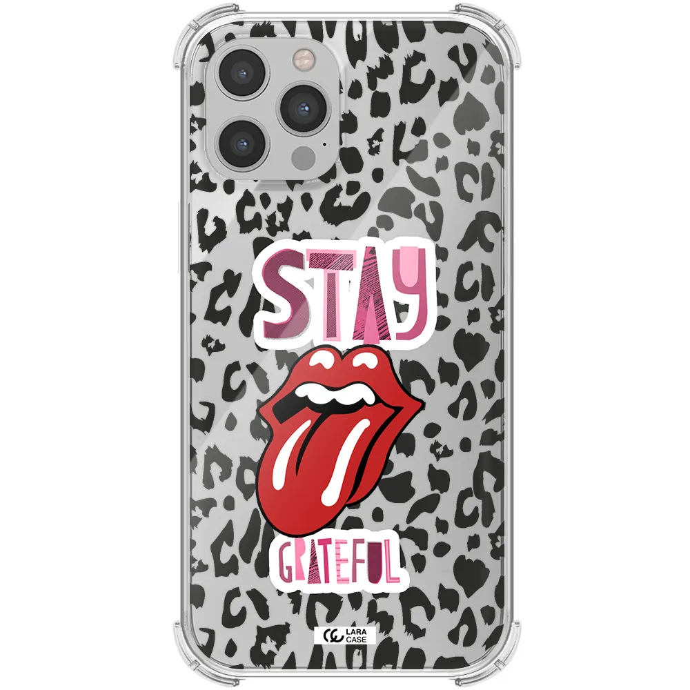 The Rolling Stones Apple iPhone 12 pro Clear PC Case