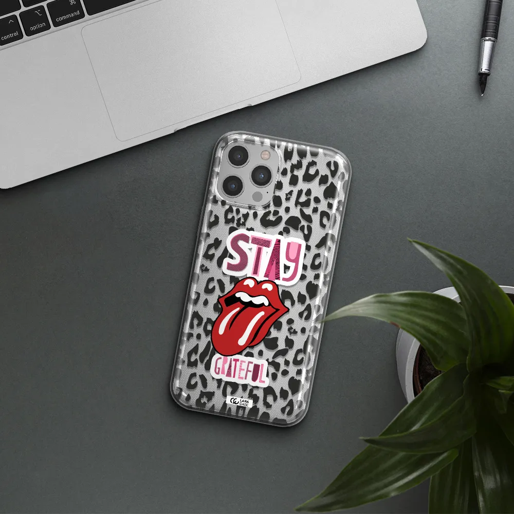 The Rolling Stones Apple iPhone 12 pro Clear TPU Case