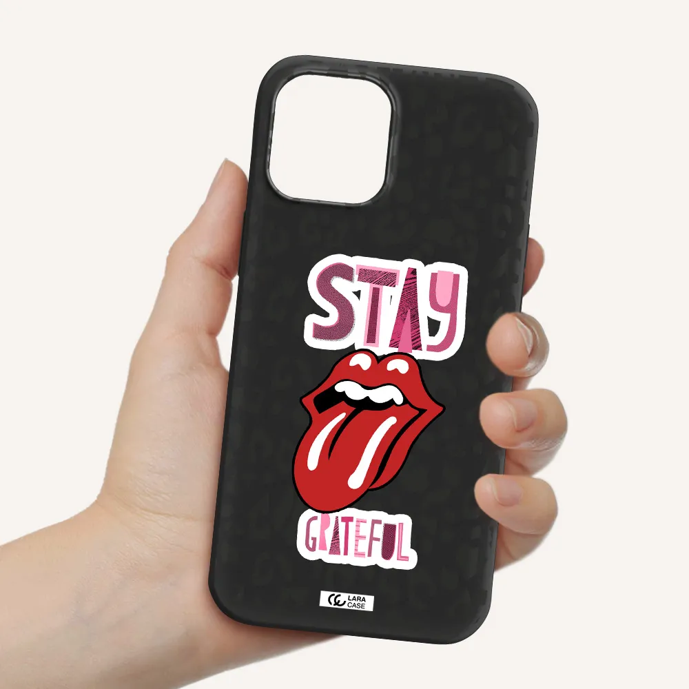 The Rolling Stones Apple iPhone 12 pro max Silicone black Case