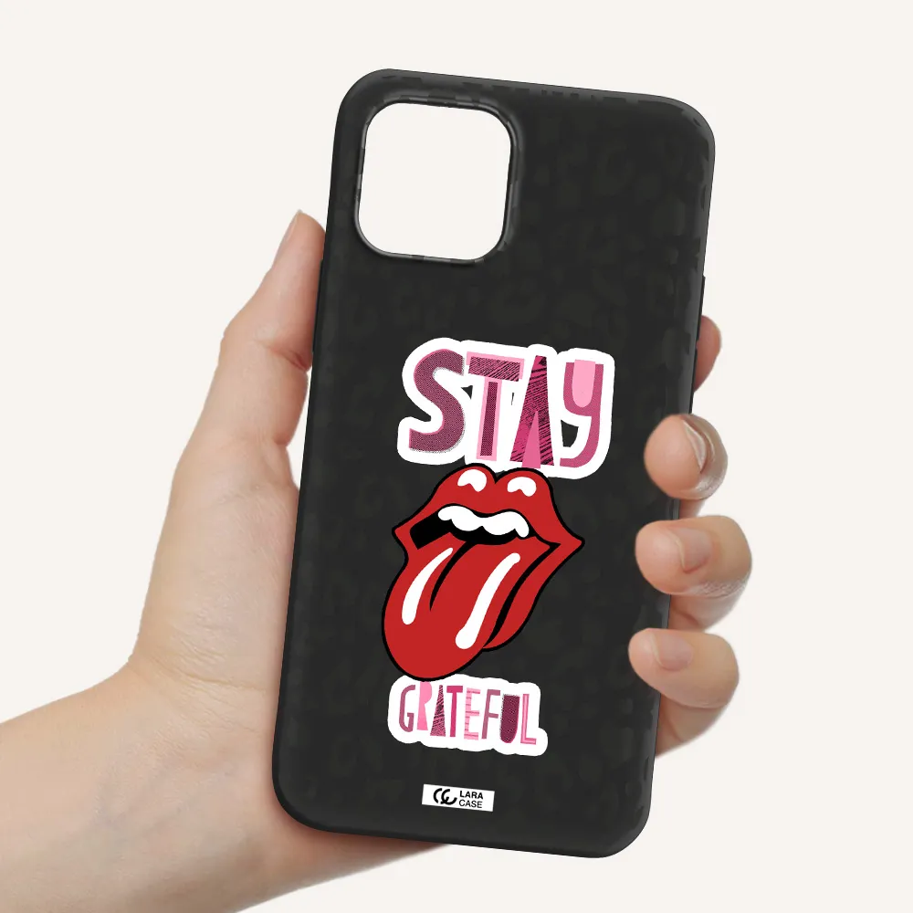 The Rolling Stones Apple iPhone 12 Silicone black Case