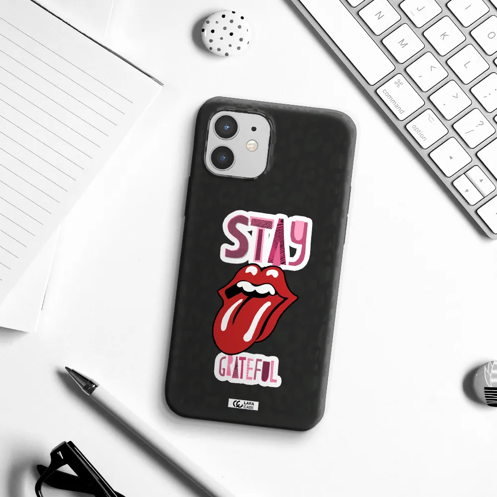 The Rolling Stones Apple iPhone 12 Silicone black Case