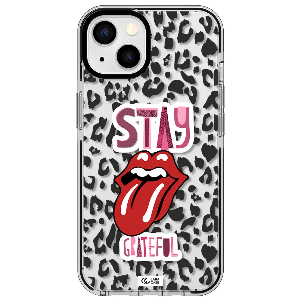 The Rolling Stones Apple iPhone 13 impact black border Case