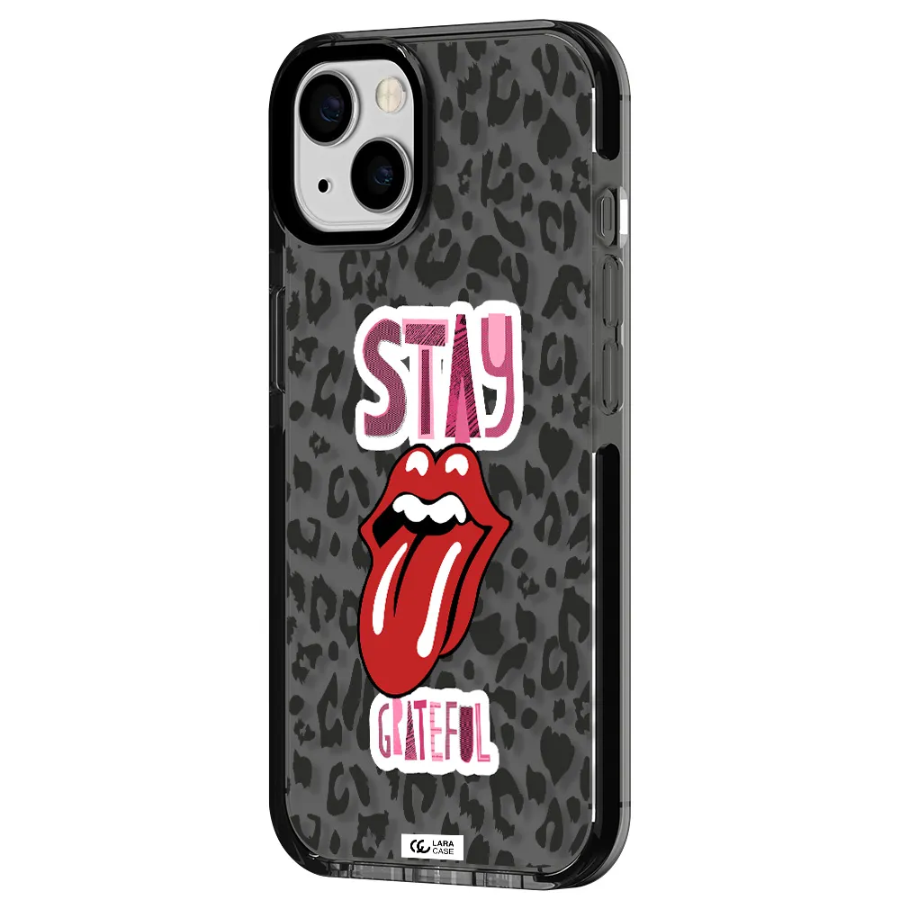 The Rolling Stones Apple iPhone 13 impact Smoke Black Case