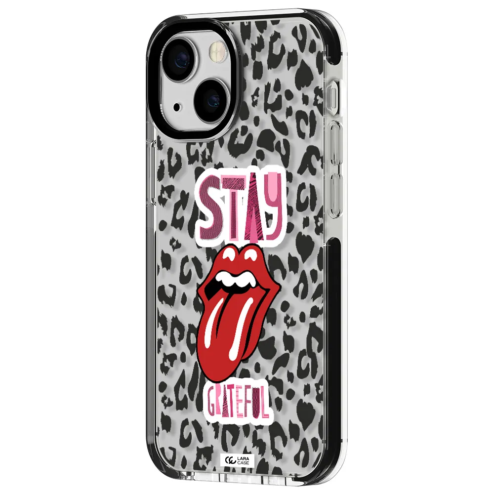 The Rolling Stones Apple iPhone 13 mini impact black border Case