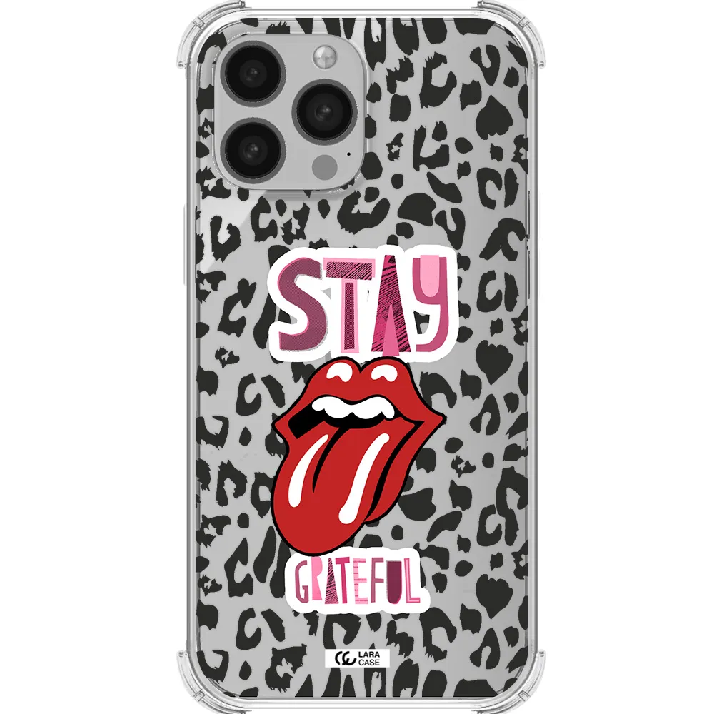 The Rolling Stones Apple iPhone 13 Pro Clear PC Case
