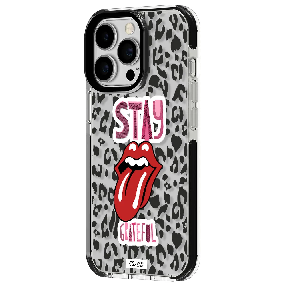 The Rolling Stones Apple iPhone 13 Pro impact black border Case